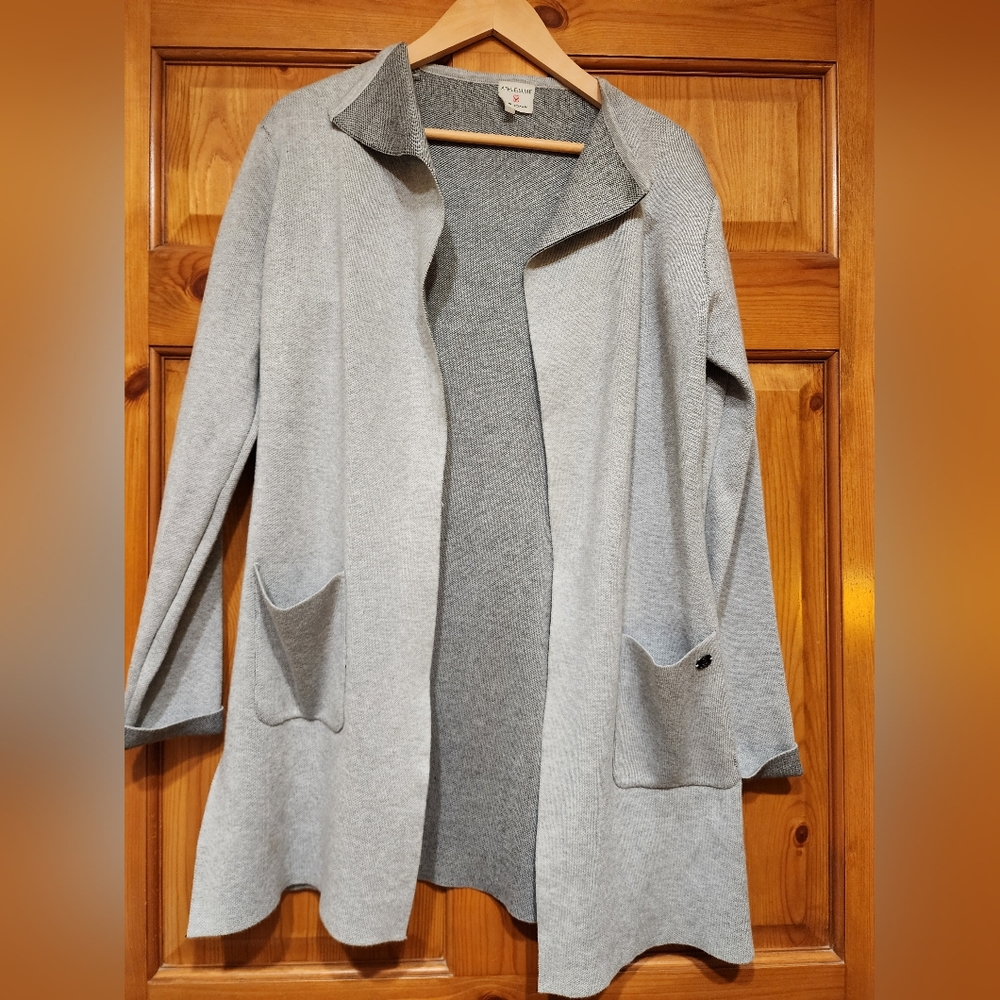 Athleisure by SIONI Cardigan Sweater, Size Medium